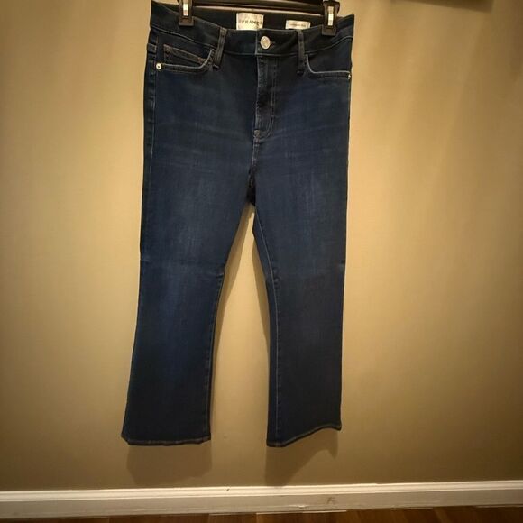 FRAME Denim Kick Crop Jeans - Picture 1 of 3